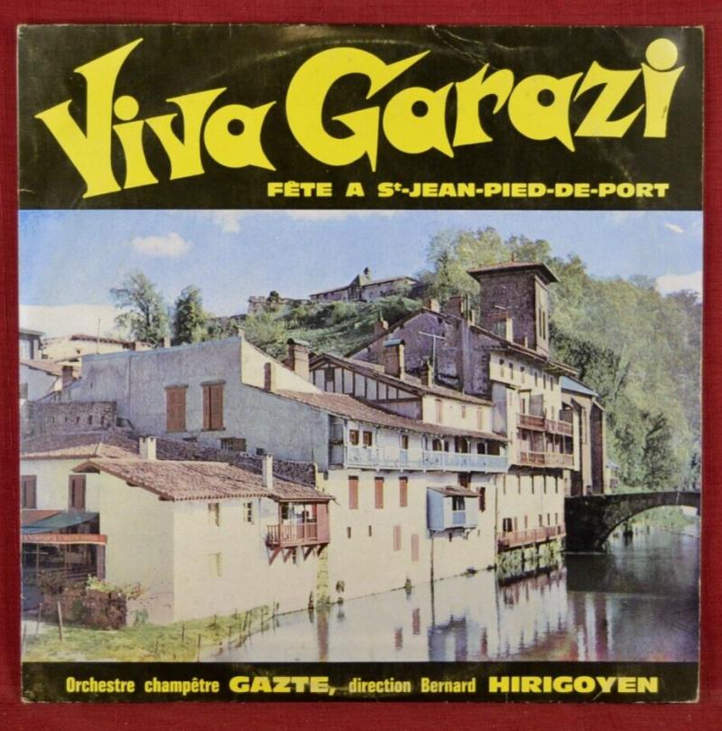 viva garazi fête a saint jean pied de port - disque vinyle 33 tours