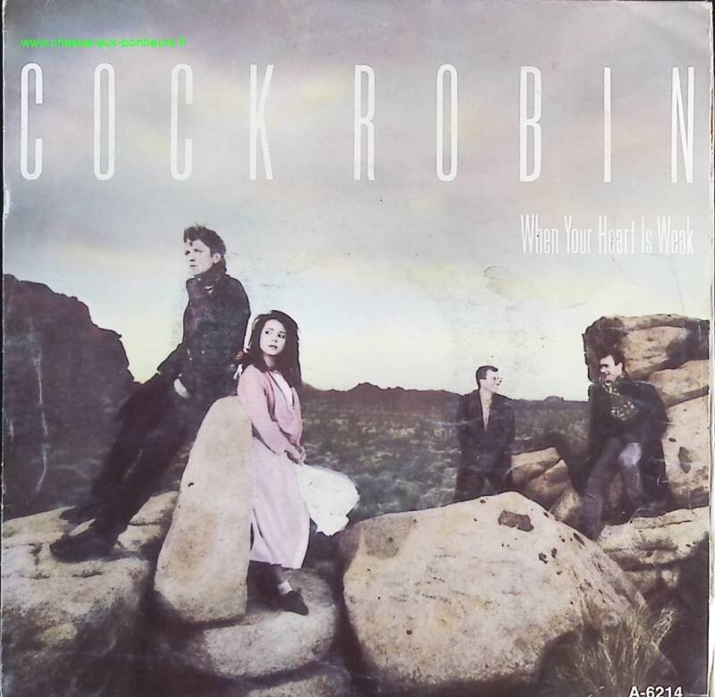 When your heart is weak - Cock Robin - disque vinyle 45 tours