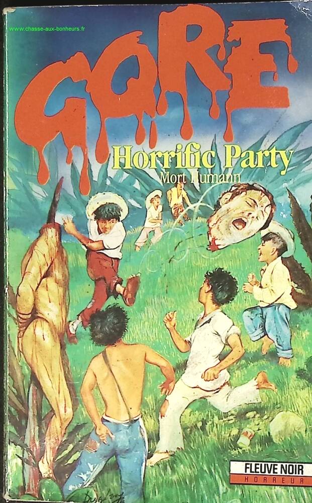 Horrific party - Gore - Mort Humann - livre