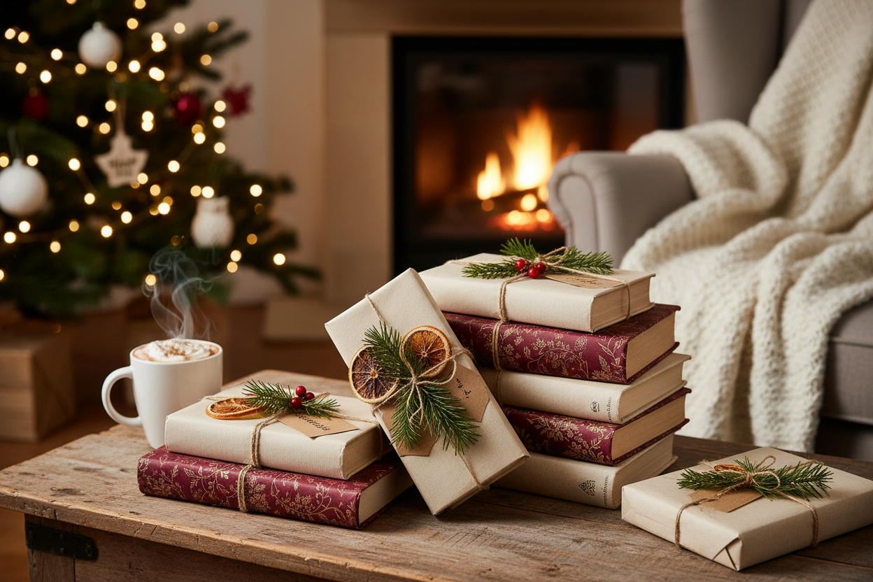 Offrir des livres de seconde main à Noël : des cadeaux qui racontent déjà une histoire