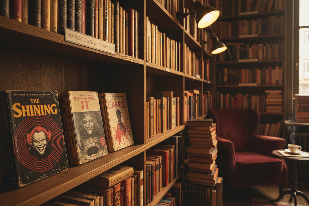 Stephen King : le maître du frisson et ses romans cultes à découvrir en livres d’occasion