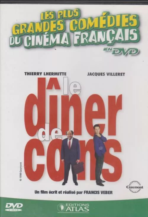 The Dinner Game – Thierry Lhermitte, Jacques Villeret, Francis Huster, Daniel Prévost – Comedy-DVD