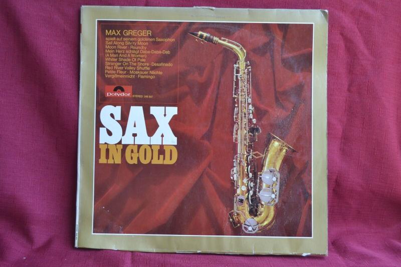 max greger sax in gold - disque vinyle 33 tours