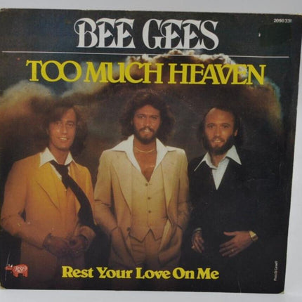 Too much heaven - Bee Gees - 45 rpm vinyl record