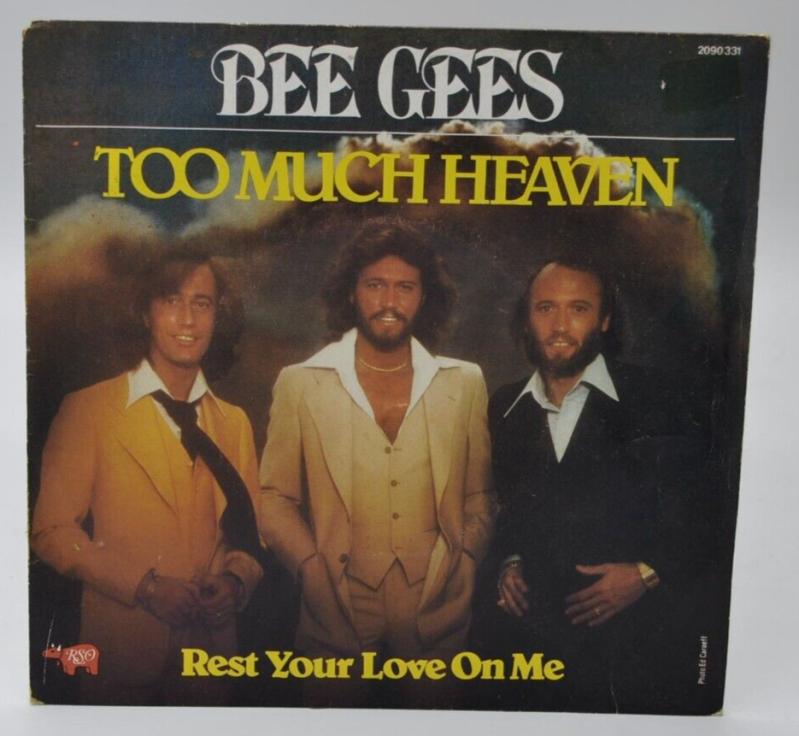 Too much heaven - Bee Gees - 45 U/min Vinyl-Schallplatte