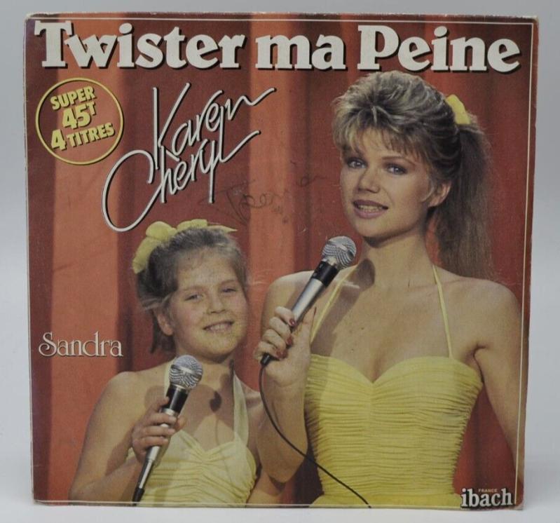 Twister My Pain - Karen Cheryl - 45 rpm vinyl record