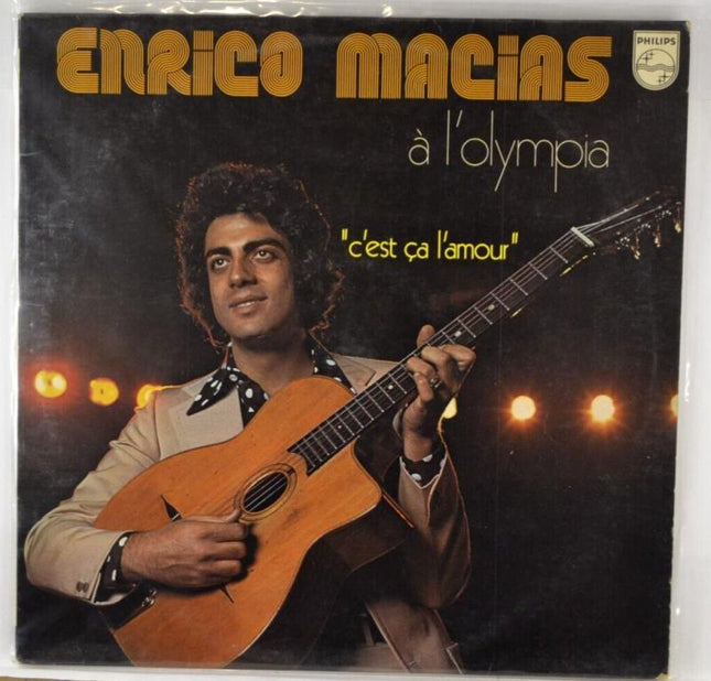 This is love by Enrico Macias at Olympia - 33 rpm vinyl record