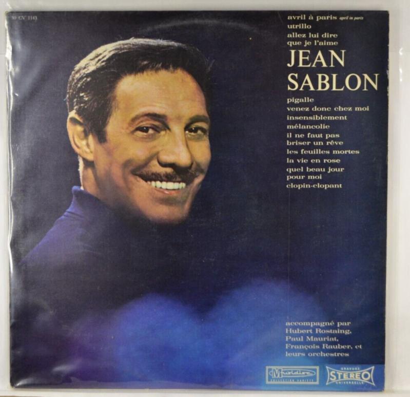 April in Paris Jean Sablon - 33 rpm vinyl record
