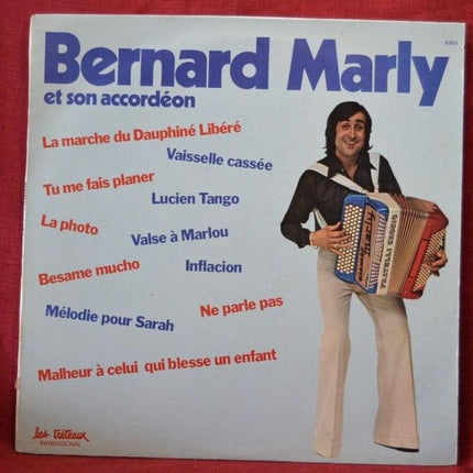 bernard marly et son accordéon - disque vinyle 33 tours