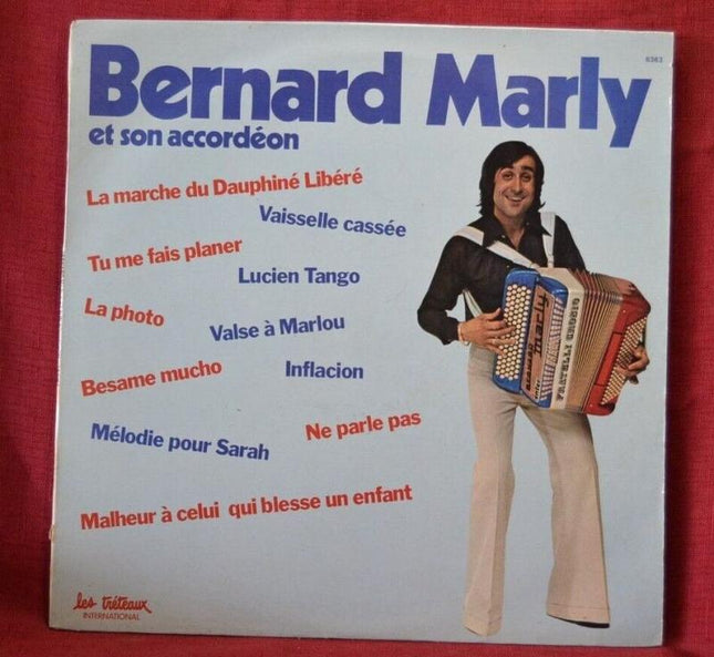 bernard marly et son accordéon - disque vinyle 33 tours