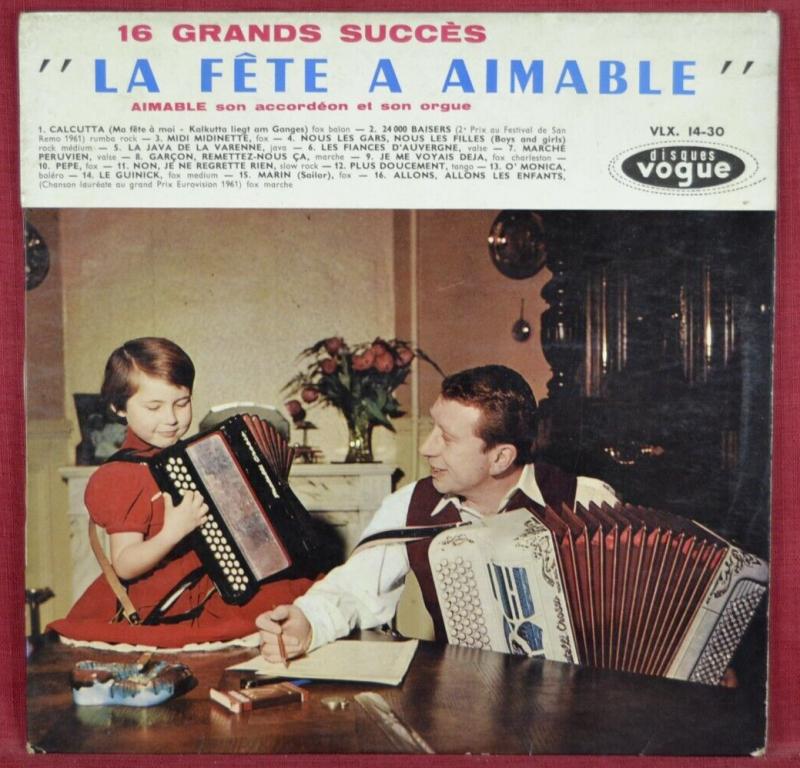 the party in amiable calcutta amiable accordion - 33 rpm vinyl record