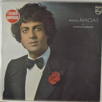 The Poetry of the Mediterranean by Enrico Macias - 33 rpm vinyl record