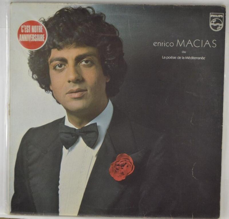 Die Poesie des Mittelmeers von Enrico Macias - 33 U/min Vinyl-Schallplatte