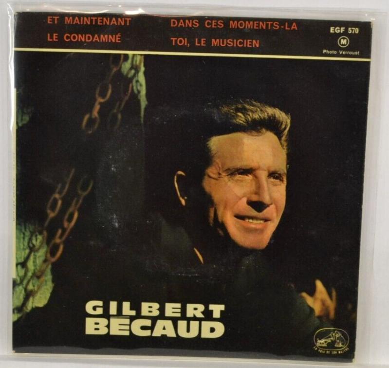 Und jetzt – Gilbert Becaud – 45-U/min-Vinyl-Schallplatte