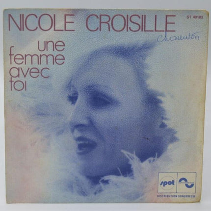Une femme avec toi - Nicole Croisille - disque vinyle 45 tours