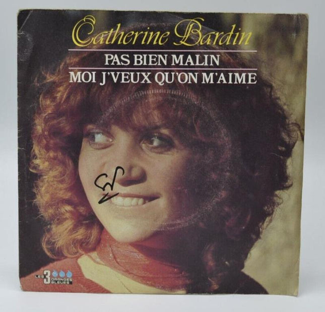 pas bien malin catherine bardin - disque vinyle 45 tours