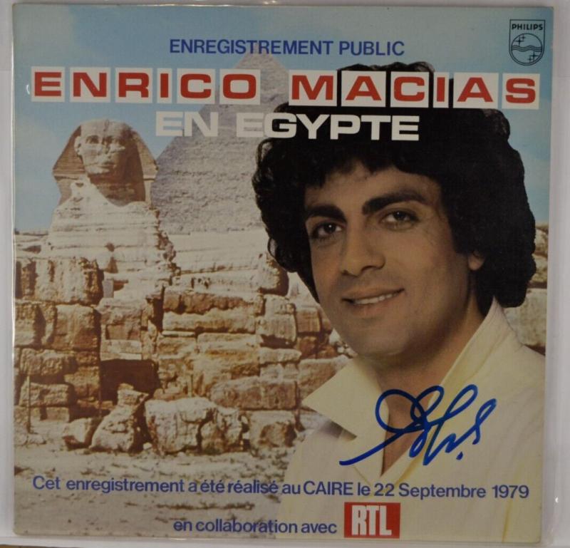 in Ägypten Enrico Macias - 33 U/min Vinyl-Schallplatte