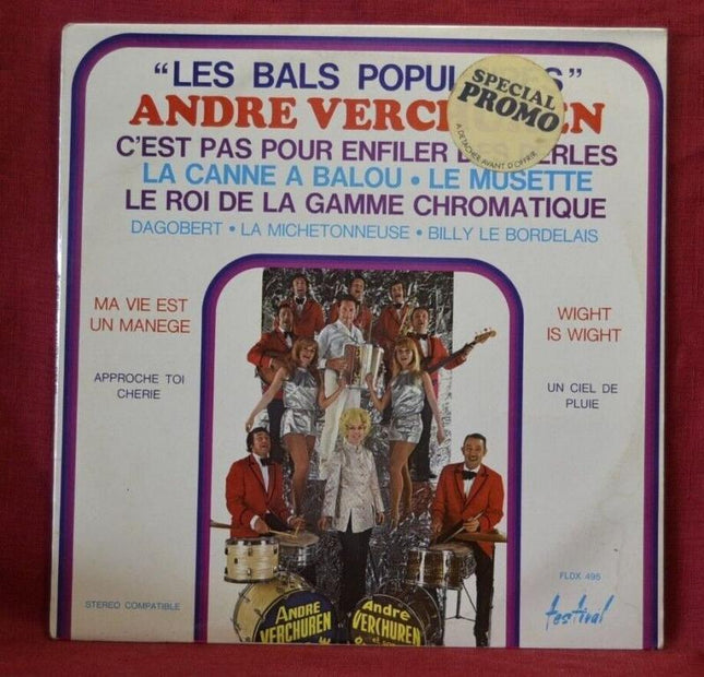 Les Bals Populaires Andre Verchuren – Vinyl-Schallplatte mit 33 U/min