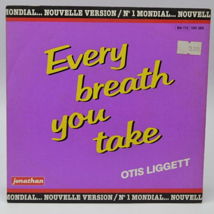 Every Breath You Take von Otis Liggett – 45-U/min-Vinyl-Schallplatte