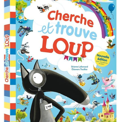 Cherche et trouve Loup – Orianne Lallemand & Éléonore Thuillier – Livre-jeu géant dès 3 ans - Livre