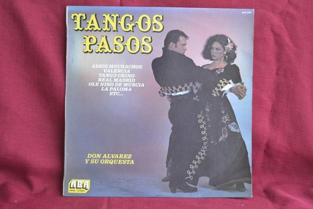 tangos pasos don alvarez y su orquestra - disque vinyle 33 tours