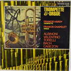 trompette et orgue francis hardy francis chapelet - disque vinyle 33 tours