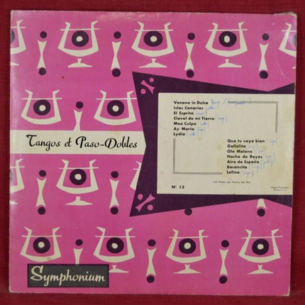 tangos et paso dobles - disque vinyle 33 tours