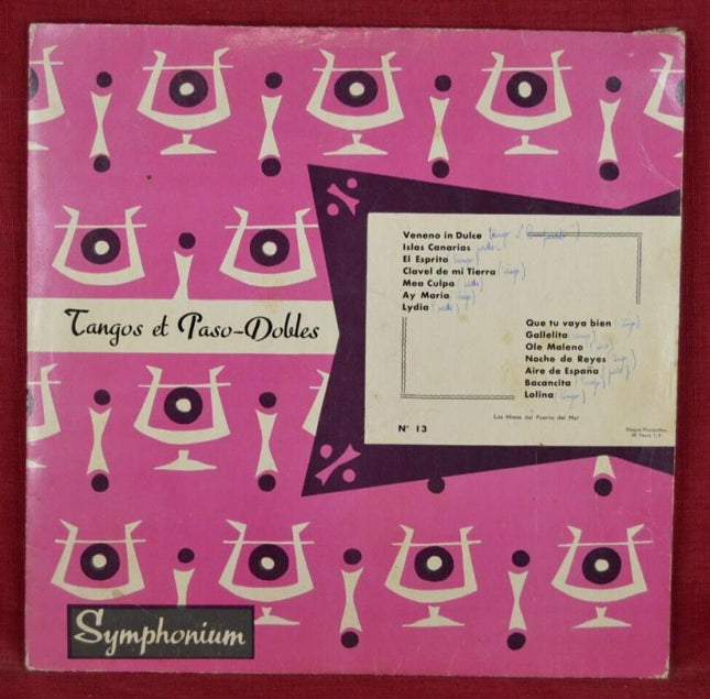 tangos et paso dobles - disque vinyle 33 tours