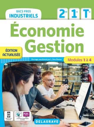 Économie-Gestion 2de 1re Tle Bacs Pros Industriels 2022 – Lucas Sanz Ramos, Dominique Audrain, pochette élève pour le lycée professionnel - Livre