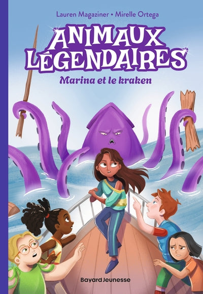 Animaux légendaires - Tome 1 - Marina et le kraken - Lauren Magaziner Mirelle ORTEGA - livre