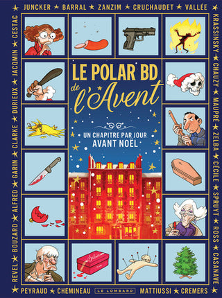 BD de l’Avent Polar 2026 – Collectif et Nicolas Juncker – Calendrier de l’Avent bande dessinée policière et suspense - Livre BD
