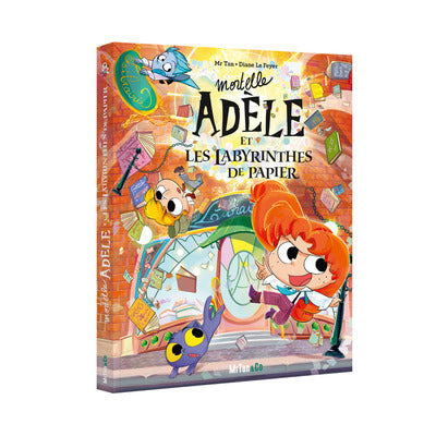 Mortelle Adèle et les labyrinthes de papier – Les Grandes Aventures – Mr Tan et Diane Le Feyer – Livre-jeu et labyrinthes pour enfants fans de Mortelle Adèle - Livre BD
