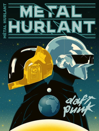 Métal Hurlant – Hors-série Daft Punk – Aurélien Maury, Anuj Shrestha et collectif, bande dessinée de science-fiction et pop culture autour de l’univers futuriste du célèbre duo électro - Livre BD
