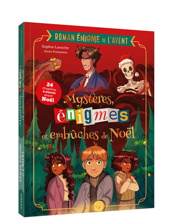 Roman énigme de l’avent – Mystères, énigmes et embûches de Noël – Sophie Laroche – Livre-jeu de Noël pour enfants - Livre