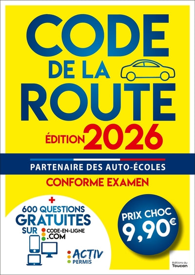Code de la route 2026 - Activ permis - livre
