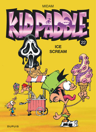Kid Paddle – Tome 22 : Ice Scream – Midam – Bande dessinée humoristique jeunesse sur les jeux vidéo, les monstres et les gags déjantés - Livre BD