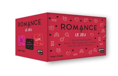 Game Box Romance - + 450 Fragen, Quizze, Herausforderungen und Pfande, um mit Fans von New Romance Spaß zu haben - Brettspiel