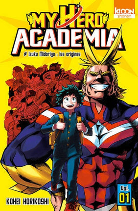 My hero academia - Tome 1 - Izuku Midoriya : les origines - Kohei Horikoshi - 2022 - livre neuf Manga