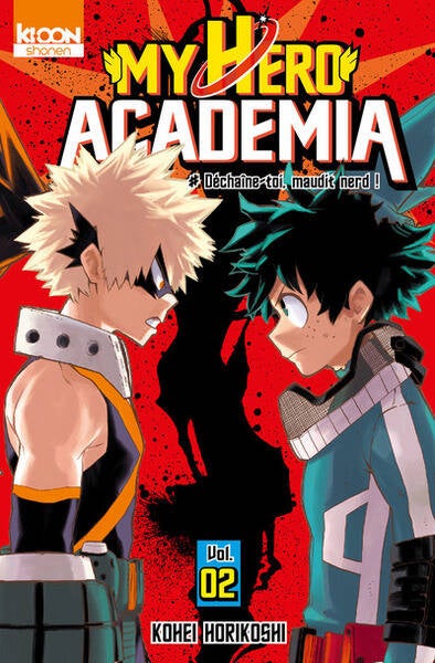 My hero academia - Tome 2 - Déchaîne-toi, maudit nerd ! - Kohei Horikoshi - 2022 - livre neuf Manga