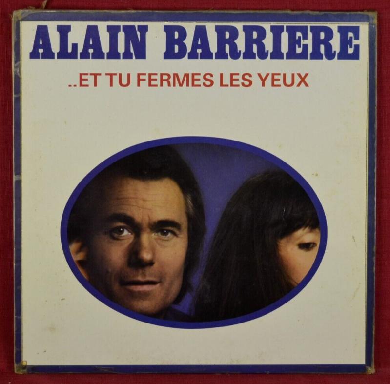Alain Barrière – Und du schließt deine Augen – 33 U/min Vinyl-Schallplatte