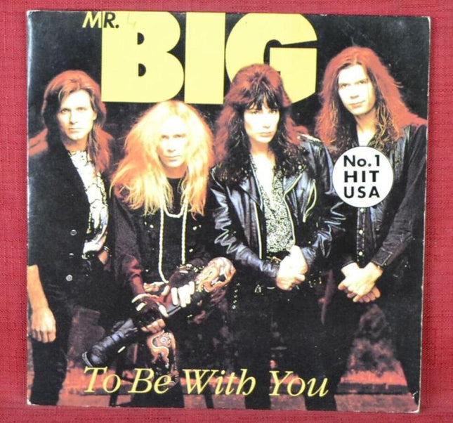 to be with you mr big - 45 rpm vinyl record