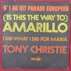 Amarillo - Tony Christie - 45 rpm vinyl record