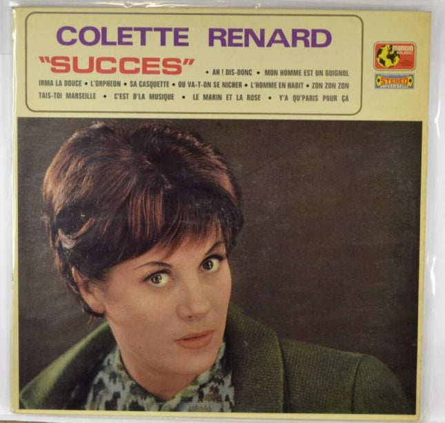 Colette Renard Erfolg - 33 U/min Vinyl-Schallplatte