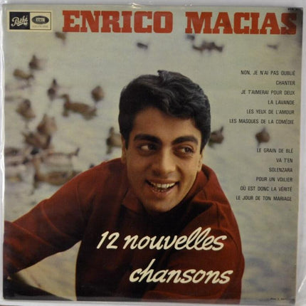 12 new songs by Enrico Macias - 33 rpm vinyl record