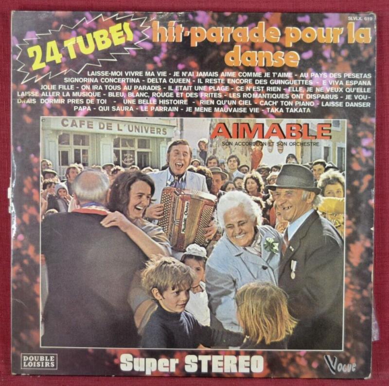 24 Hitparade-Hits für Friendly Dancing – 33 U/min Vinyl-Schallplatte