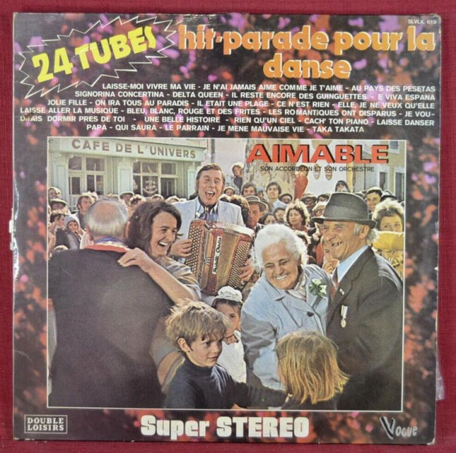24 tubes hit parade pour la danse aimable - disque vinyle 33 tours