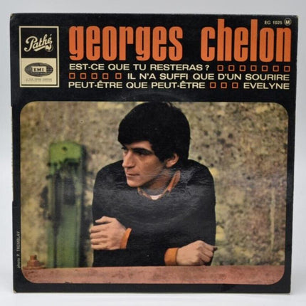 Will you stay? All it took was a smile - Georges Chelon - 45 rpm vinyl record