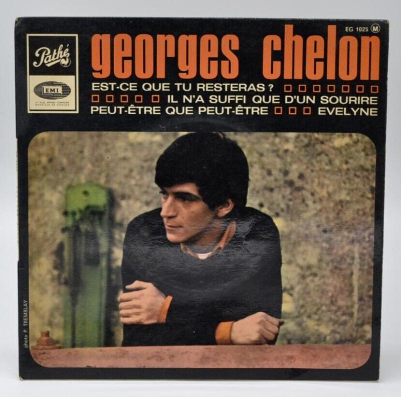 Wirst du bleiben? Alles was es brauchte war ein Lächeln - Georges Chelon - 45 U/min Vinyl-Schallplatte