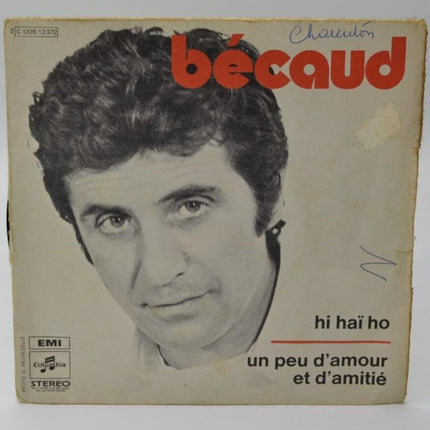 Hi hai ho - Gilbert Bécaud - 45 rpm vinyl record