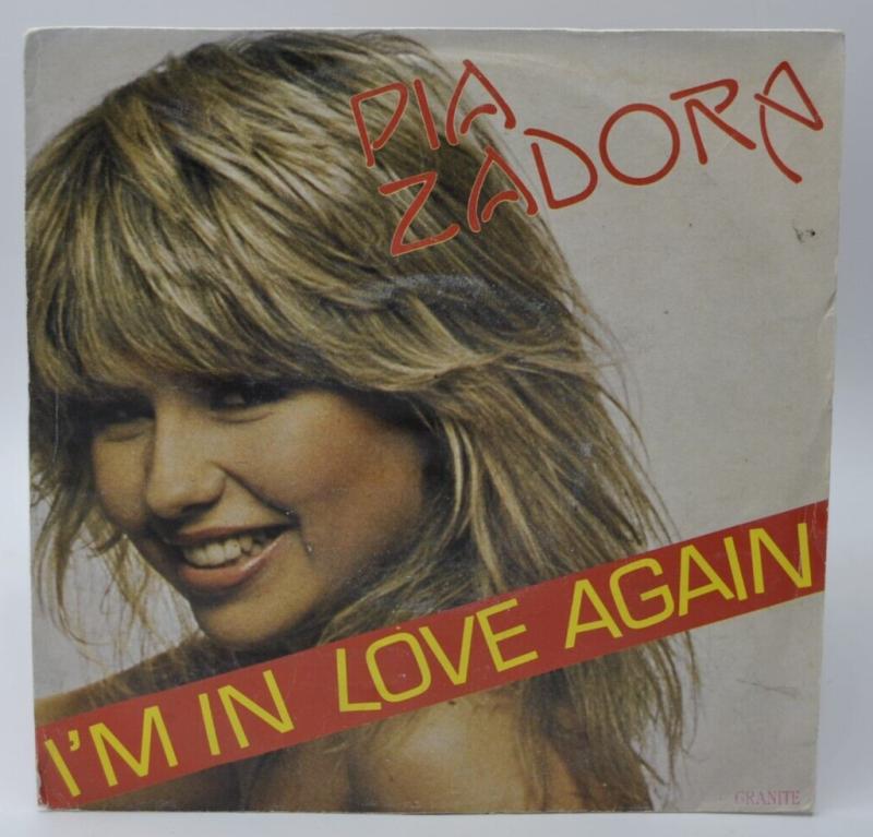 Ich bin wieder verliebt, Pia Zadora – 45-U/min-Vinylplatte